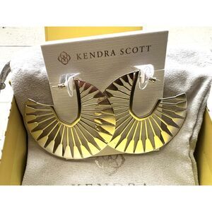 Kendra Scott Deanne Gold Hoop earrings - Brand New/Never Worn